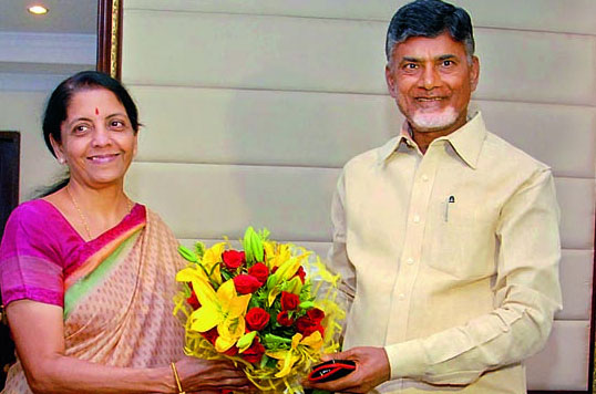 chandrababu naidu,nirmala seetharaman,bjp,rajya sabha seat,tdp  బిజెపి నుండి చంద్రబాబుకి రిక్వెస్ట్‌! 